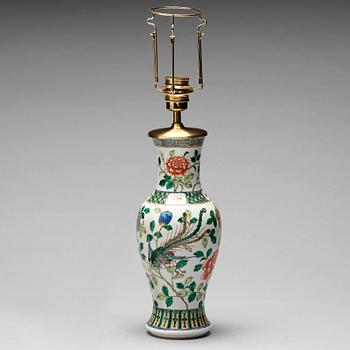 192. A Chinese famille verte vase, circa 1900.