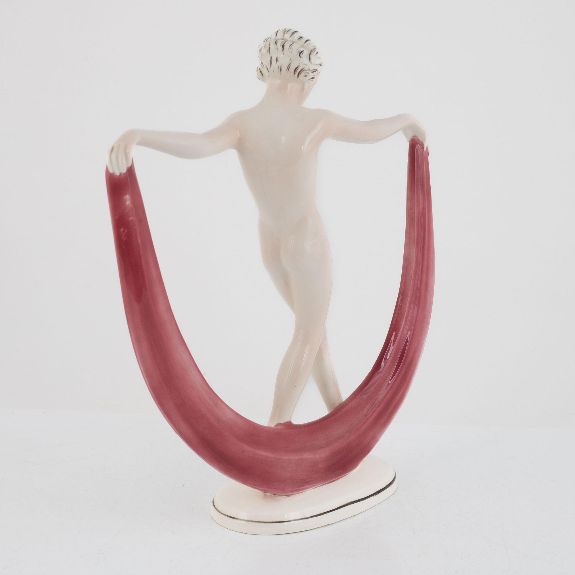 A porcelain figurine, Hertwig & Co (Katzhutte), Germany, 1930's.