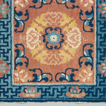 MEDITATION CARPET. Semi-antique Ningxia. 817 x 61 cm. China.