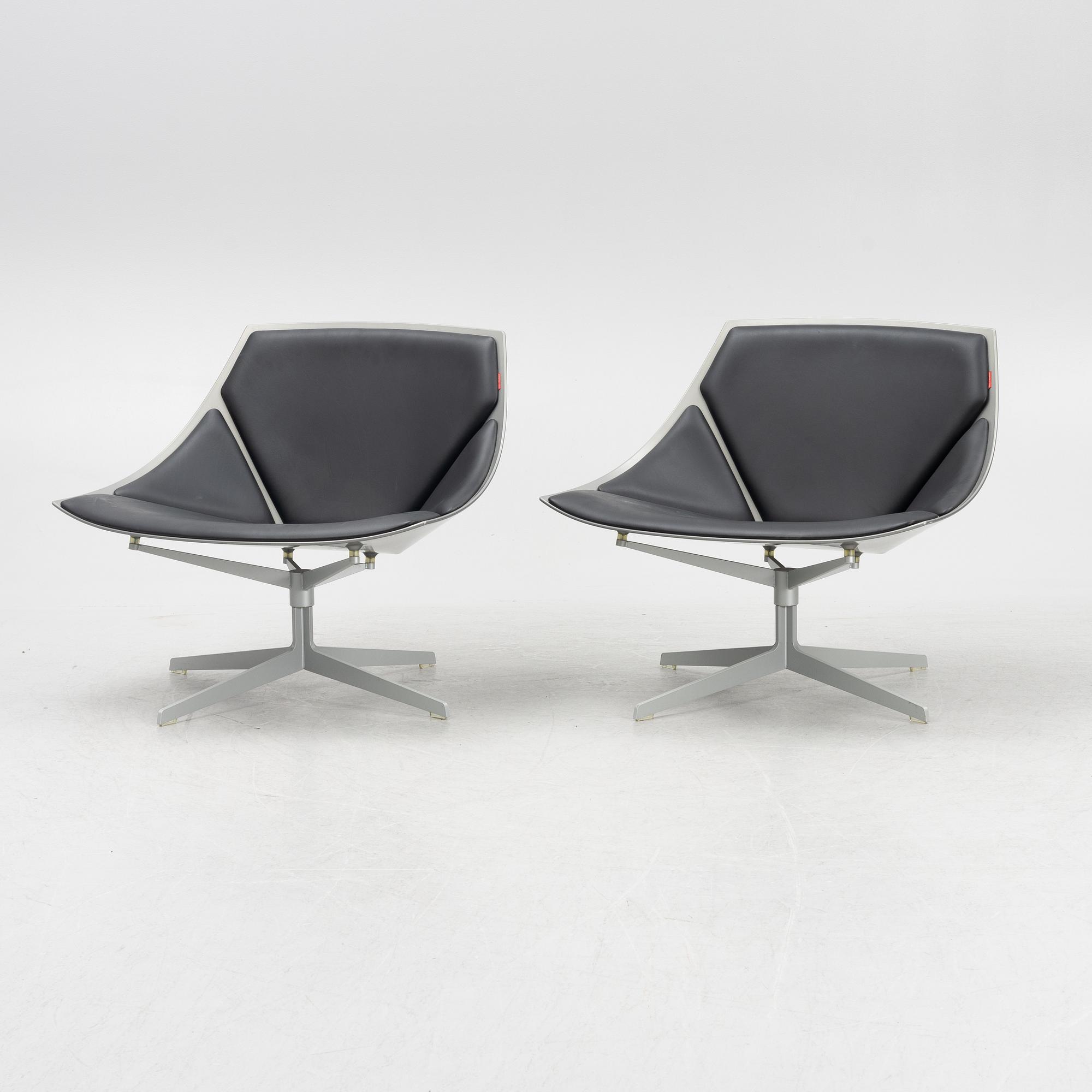 Jurgen Laub & Markus Jehs, stolar, modell "JL10", ett par, Fritz Hansen.