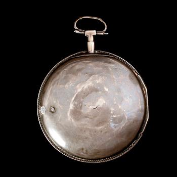 SPINDELUR, silver, John Ward, London, sekelskiftet 1800.
