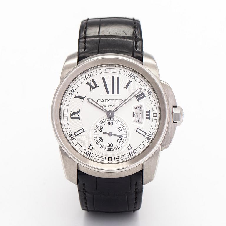 Cartier, Calibre de Cartier, armbandsur, 42 mm.