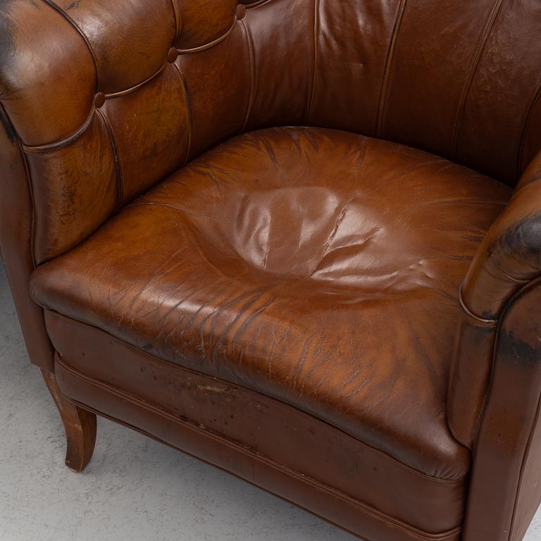 A pair of armchair, mid 20th Century.