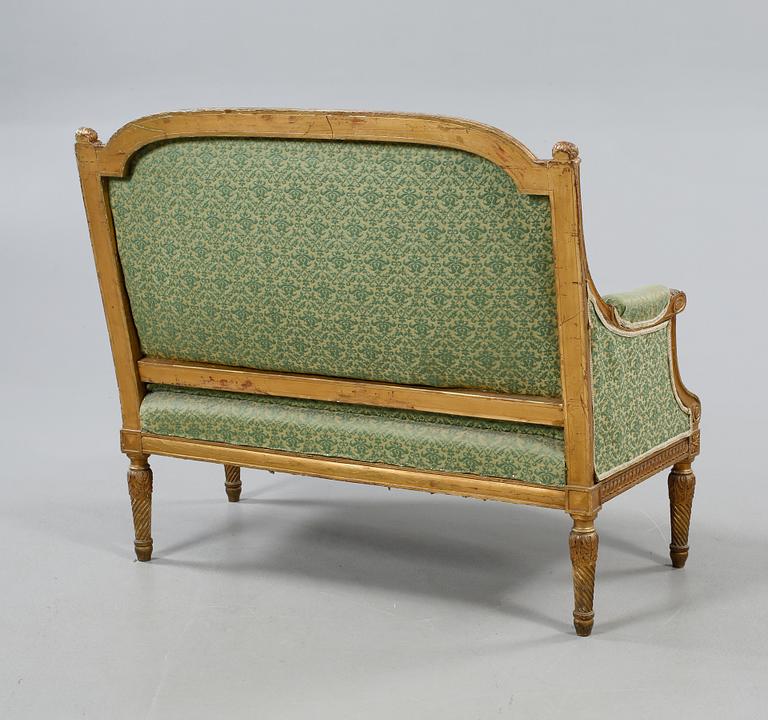 SOFFA, Frankrike, Louis XVI-stil, omkring år 1900.