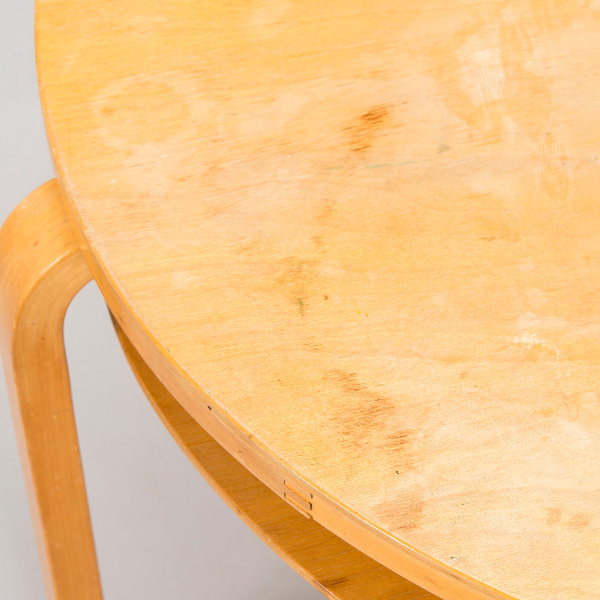 Alvar Aalto, bord, modell A71  för O.Y. Huonekalu- ja Rakennustyötehdas A.B. tidigt 1950-tal.