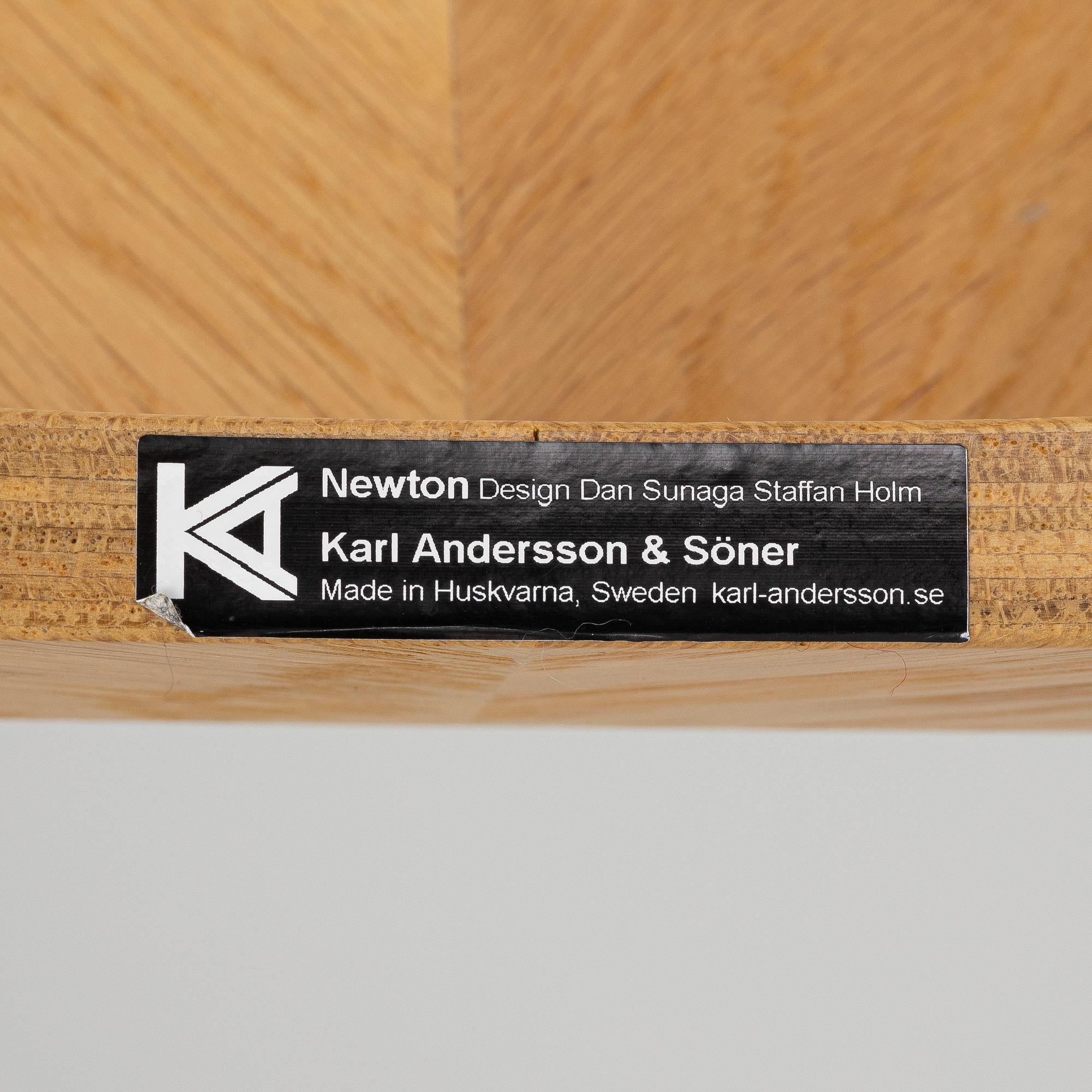 Dan Sunaga & Staffan Holm, a 'Newton' coffee table, Karl Andersson & Söner.