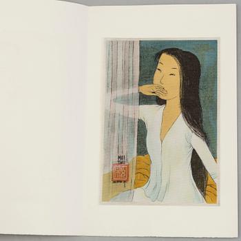 MAI TRUNG THỨ, portfolio with 8 lithographs on silk, signed and stamped by the artist,  published in 1961, 463/523.