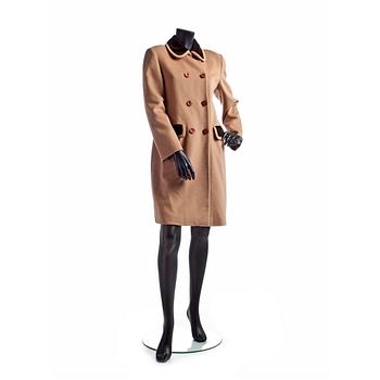 402. FENDI, a beige wool blend coat.