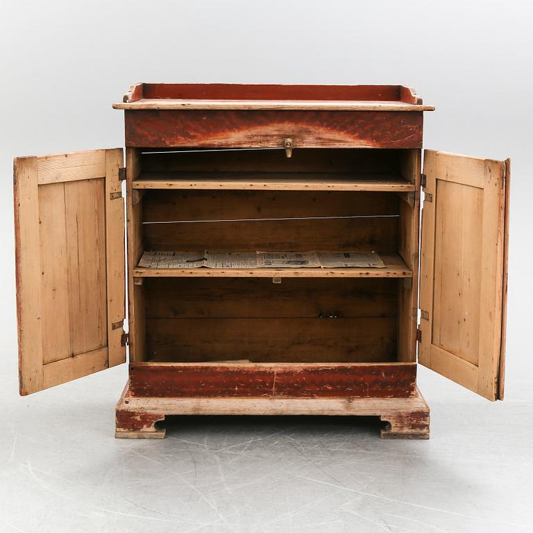 A painted pine sideboard, 19th Century.