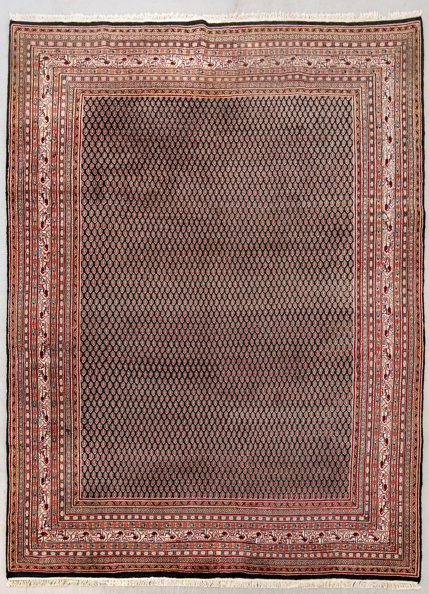 An old Bidjar carpet ca 345 x 250 cm.