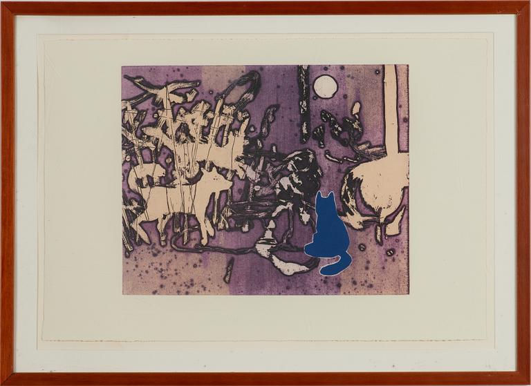 Ernst Billgren, "Blå katt".