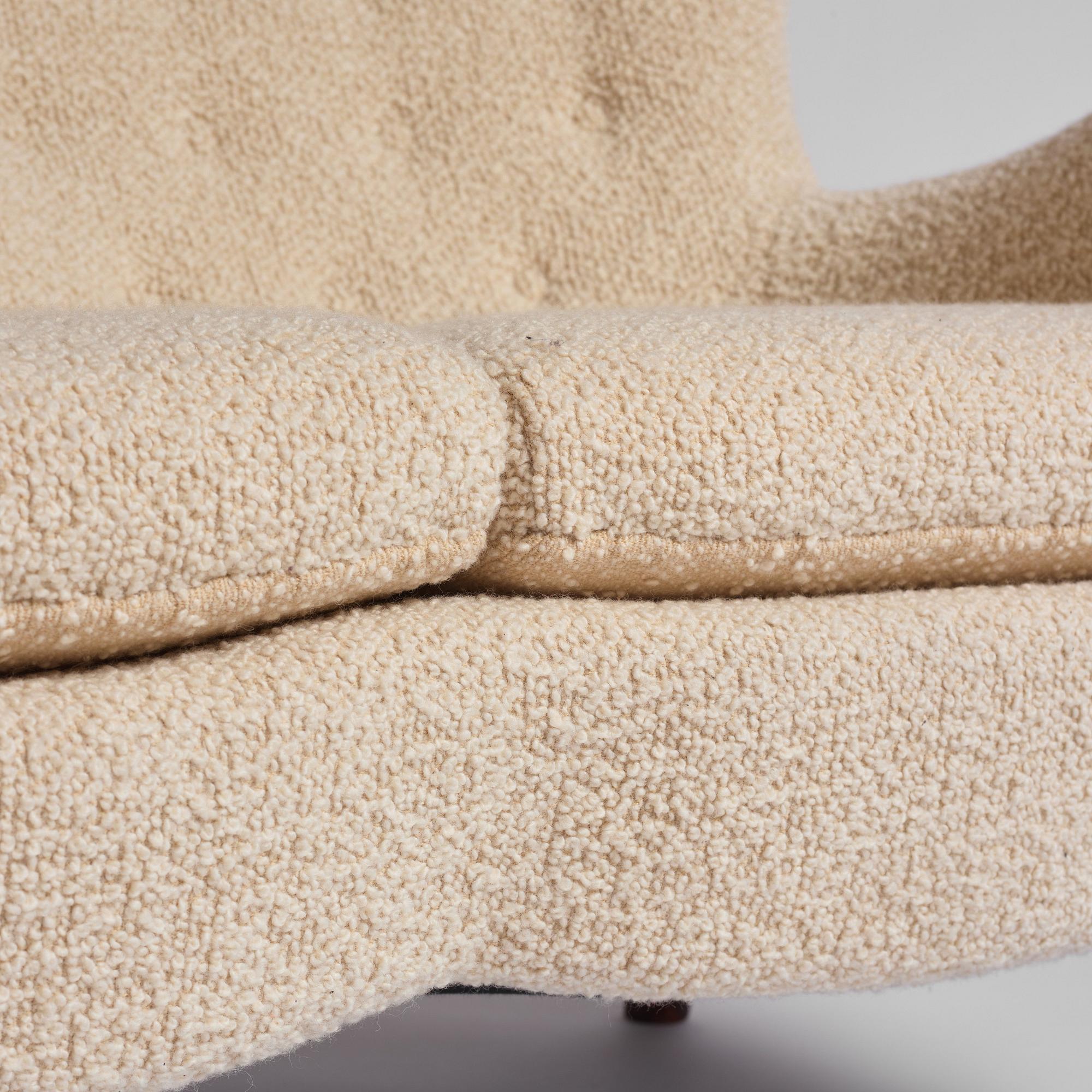 Frits Schlegel, "Love seat" soffa, Fritz Hansen, Danmark 1940-50-tal.