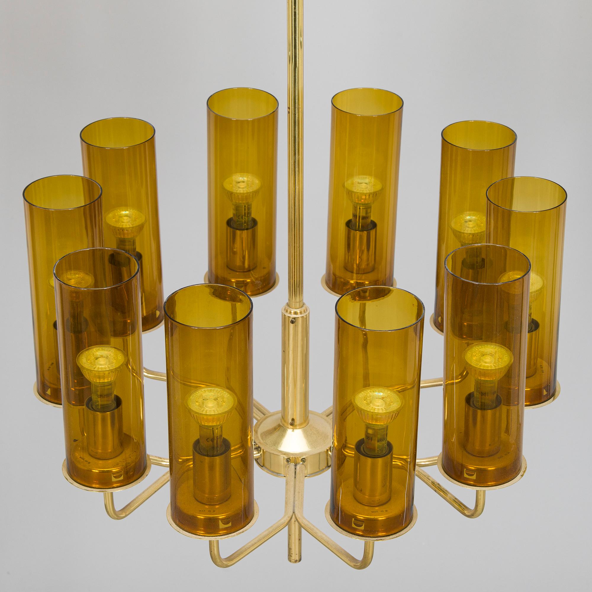 Hans-Agne Jakobsson, Kattokruunu, "Sonata", malli T-434/10, Hans Agne Jakobsson AB, Markaryd, 1960-70-luku.