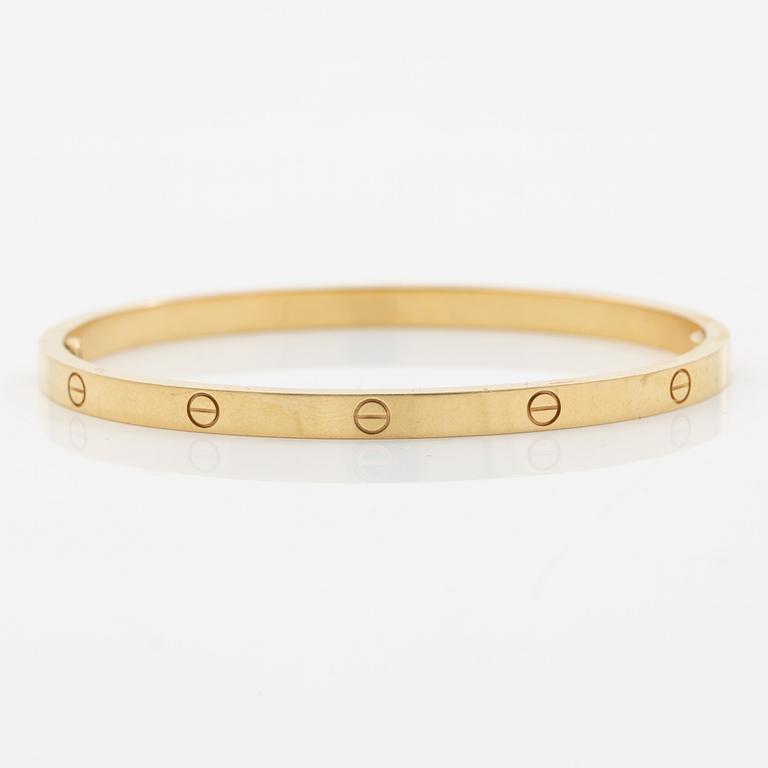 Cartier, bracelet, "Love" small, 18K gold.
