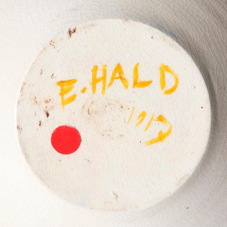 Edward Hald, an early ceramic bowl, studio work, Stockholm, 1917.