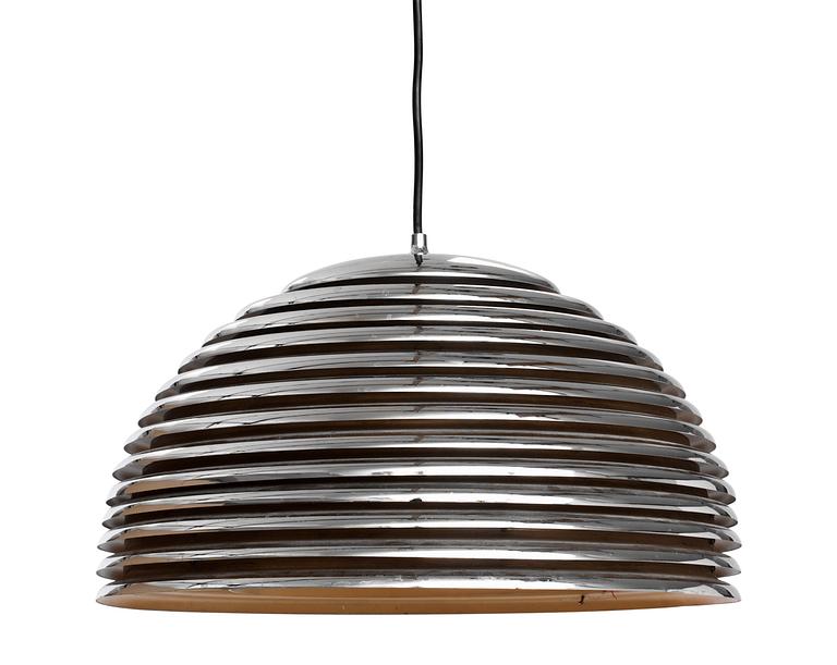 A  Kazuo Motozawa "Saturno" metal ceiling lamp, Japan.