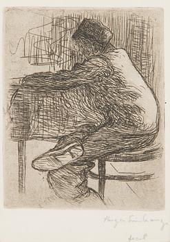 Hugo Simberg, Vid bordet.