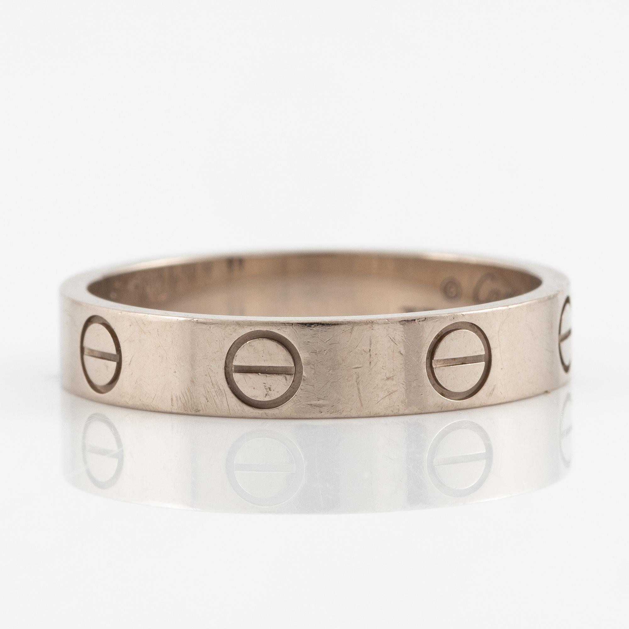 Cartier, ring, "Love", 18K white gold.