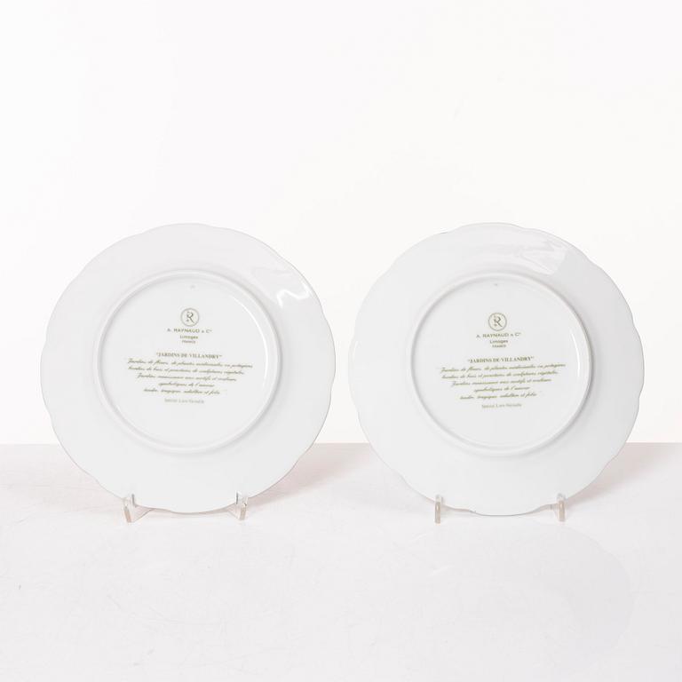 Kaffeservis, 16 delar, "Jardins de Villandry", A. Raynaud & Co, Limoges, Frankrike.