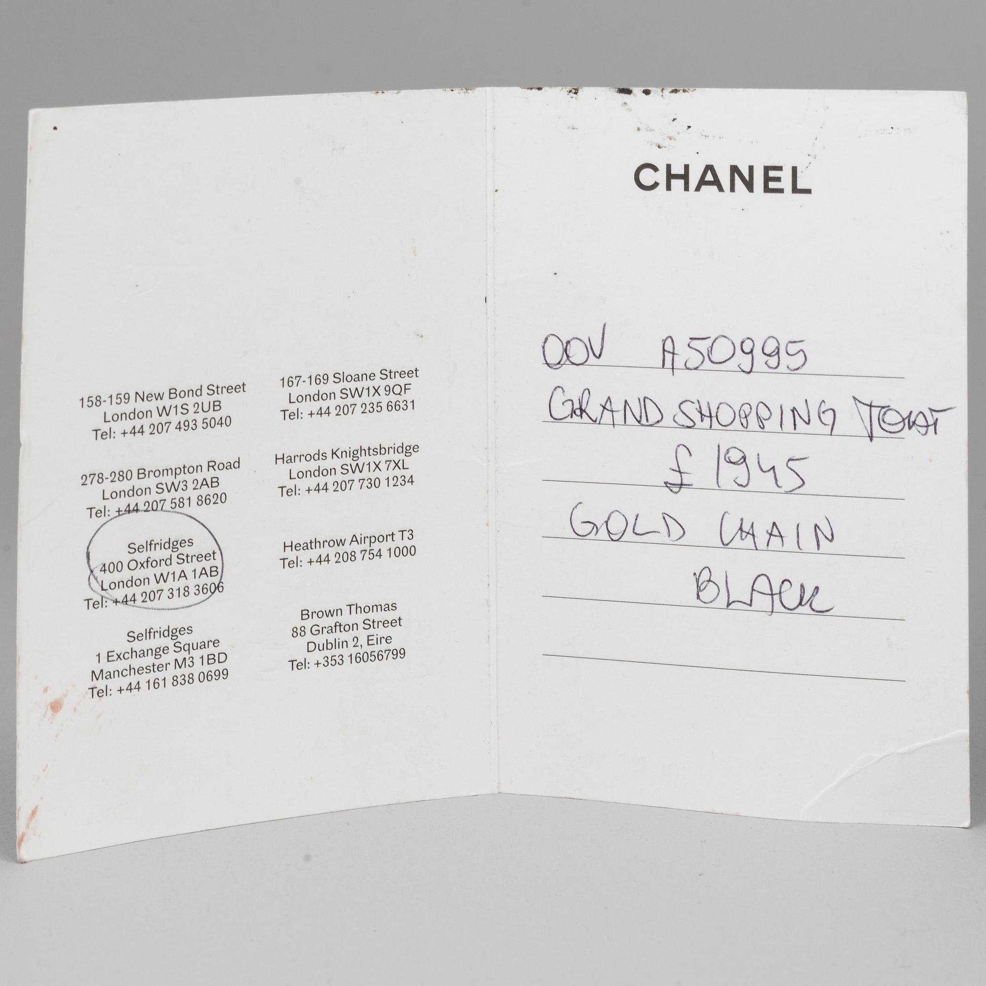 CHANEL, 'Grand shopping tote'.