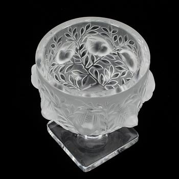 SKÅL på FOT, glas, Lalique, Frankrike, signerad. 1900-talets andra hälft.