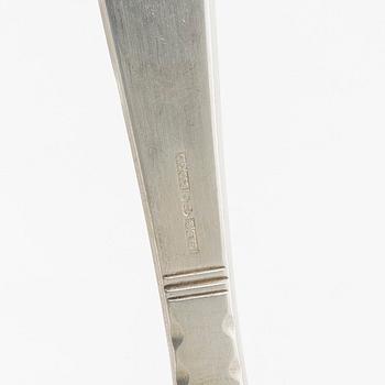 Jacob Ängman, Bestickuppsättning, 126 delar, silver, modell "Rosenholm", GAB, Eskilstuna, bl a 1979.