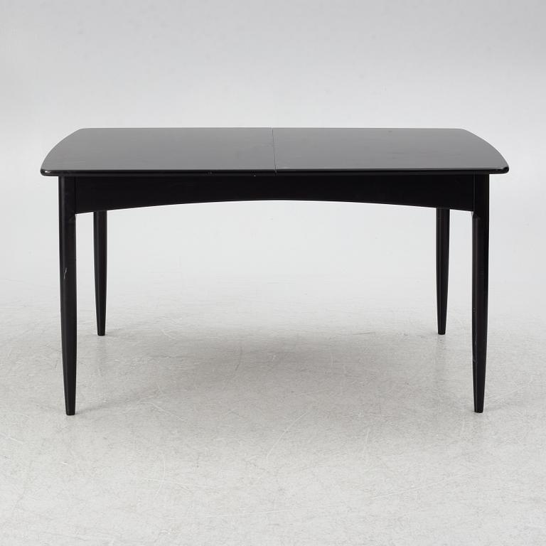 Kerstin Hörlin-Holmquist, Dining table with 8 chairs, 'Charlotte', Asko, Finland.