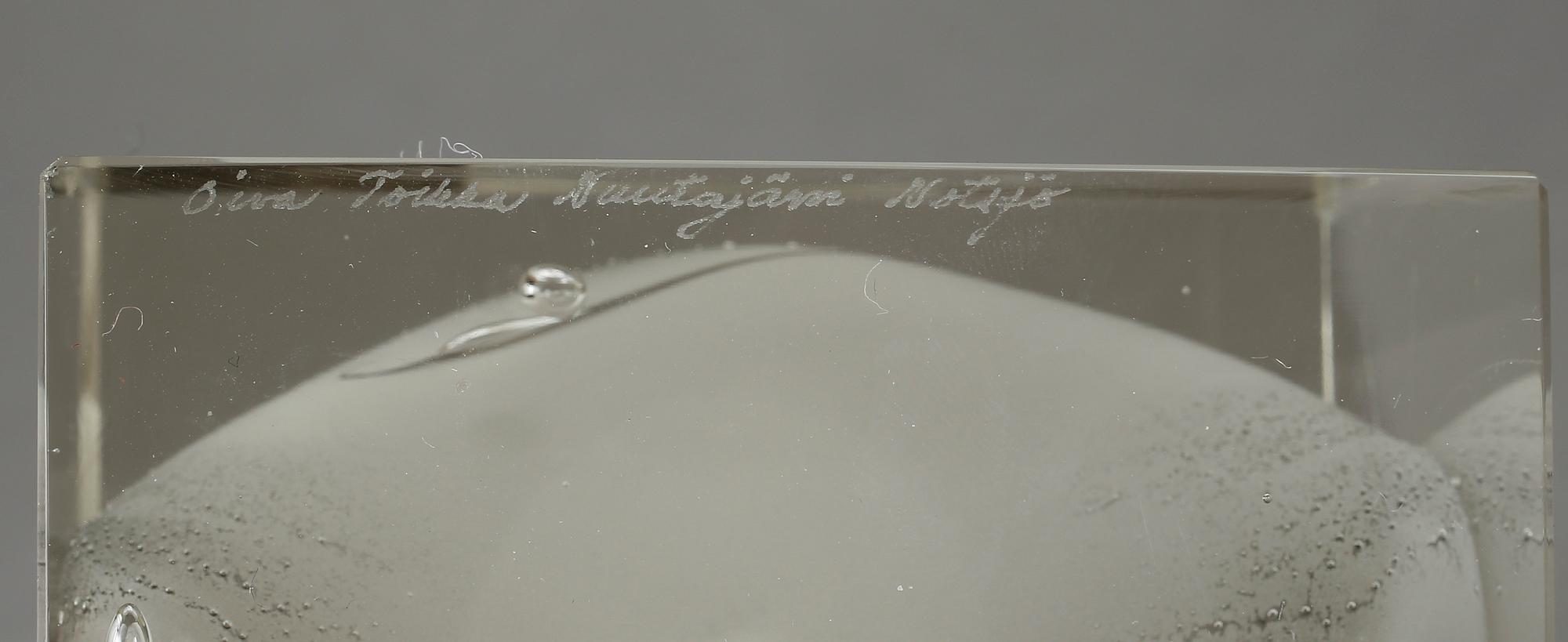 KUB, glas, Oiva Toikka, Notsjö, signerad.