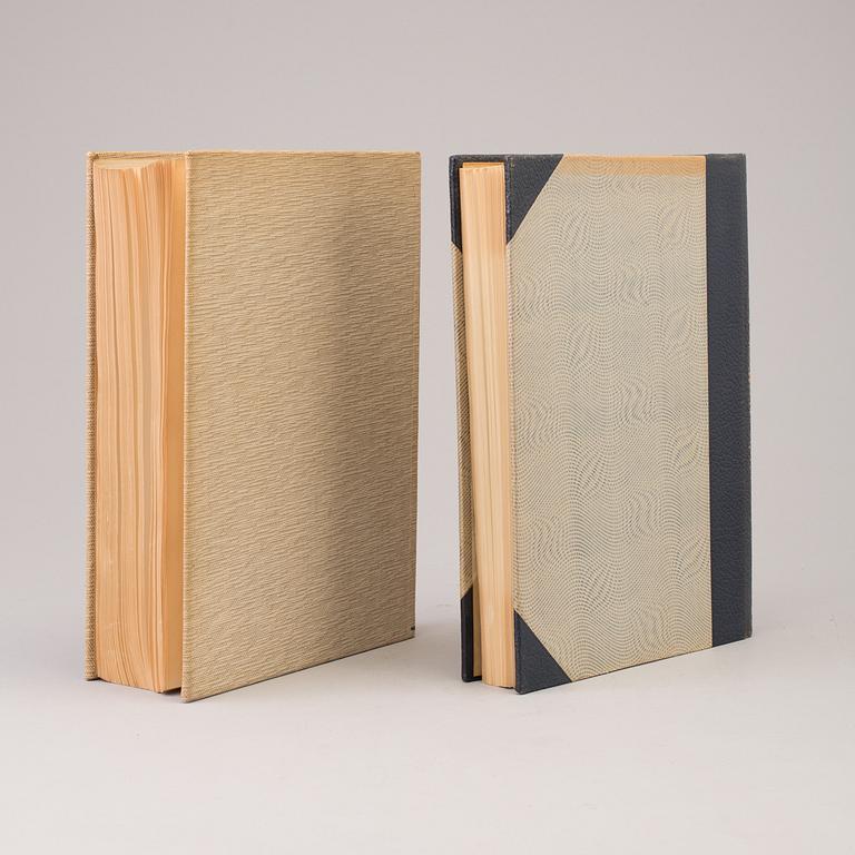 two books "Olympiska spelen 1896-1948" and "Olympiaboken 1956".