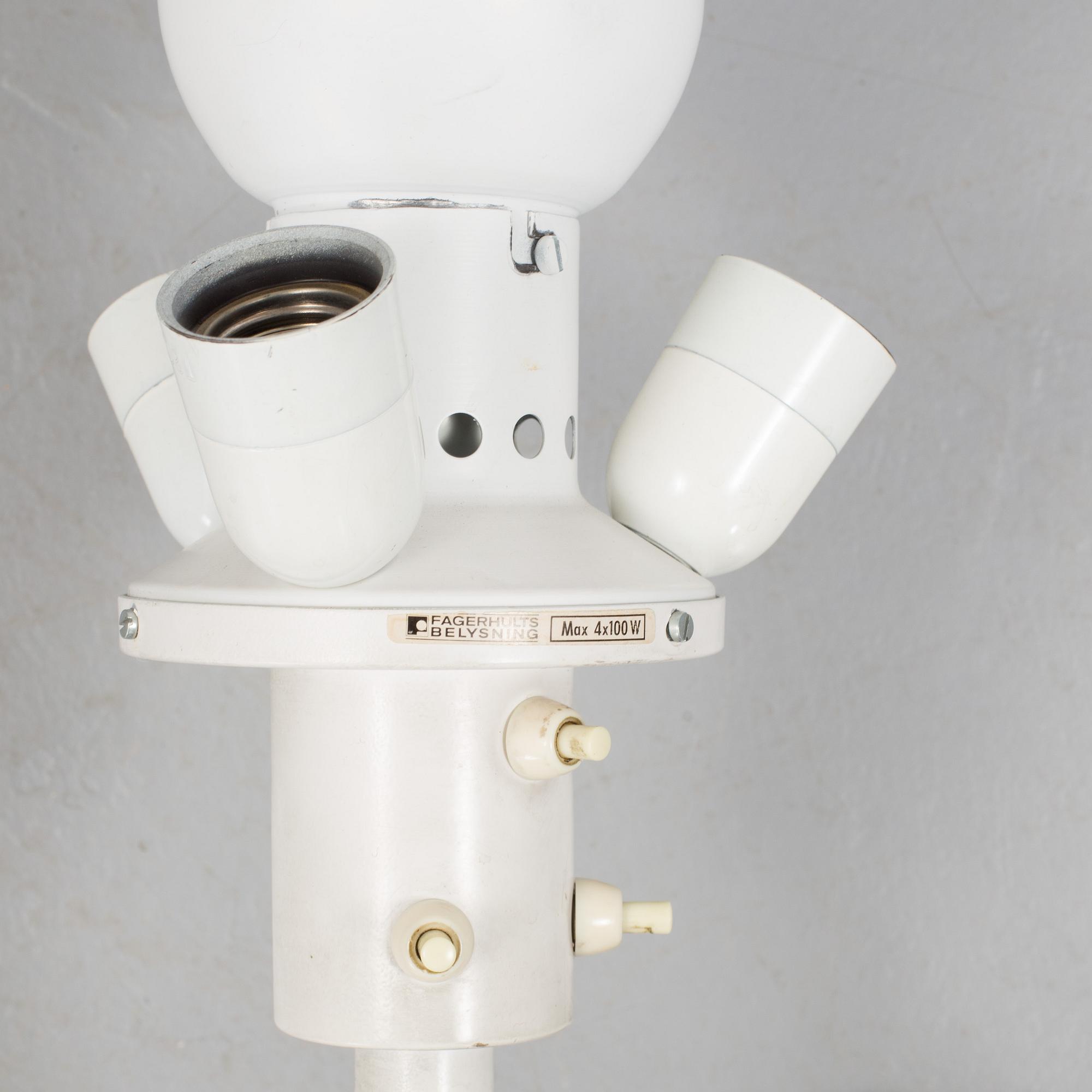 GOLVLAMPA, mässing, Fagerhults belysning, 1900-talets mitt.