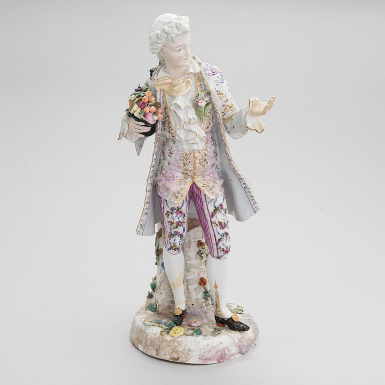 Figuriini, Meissen, posliini, Saksa, 1800-luku.