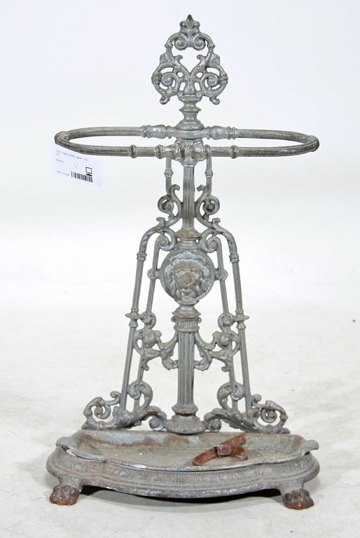 PARAPLYSTÄLL, gjutjärn, ca år 1900.