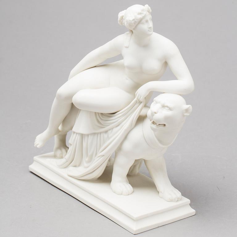 A PARIAN FIGURIN "ARIADNE" AFTER J H DANECKER GUSTAVSBERG 1926. SWEDEN.