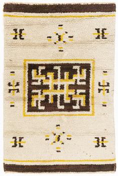 Ingrid Simonsson, a rug, knotted pile, ca 145 x 97 cm.