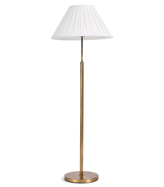 Josef Frank, a brass floor lamp with uplight, Svenskt Tenn, Sweden, model 2148.