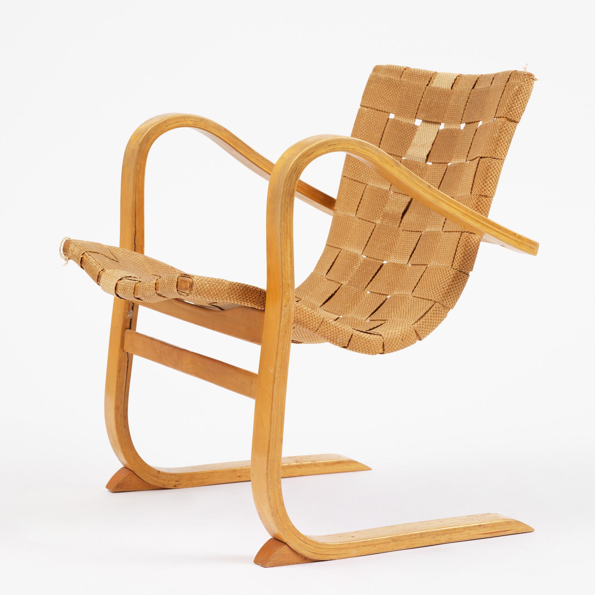 G. A. Berg, a "Tösen" easy chair, Stockholm, 1940s.