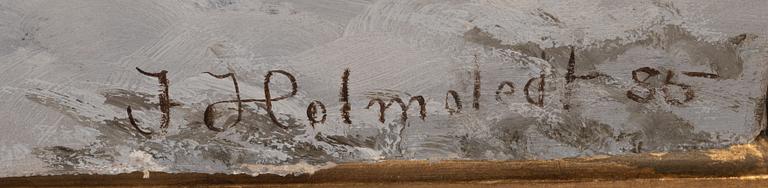 Johann Holmstedt, "Winter by the canal.".