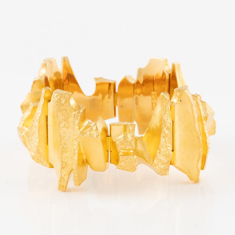 Björn Weckström bracelet 18K gold "Bear Tooth", for Lapponia.