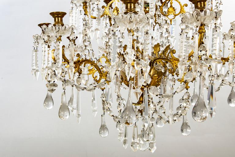 A late 19th century chandelier.