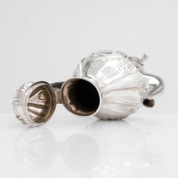 Axel Salomonsen, kaffekanna, sterlingsilver, Köpenhamn, Danmark  (1933-1977).