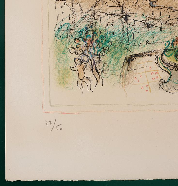 Marc Chagall, "Bouquet multicolore".