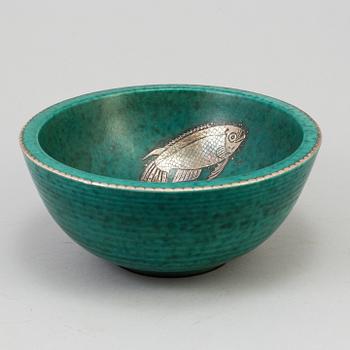 An "Argenta" bowl by Wilhelm Kåge for Gustavsberg 1940´s.