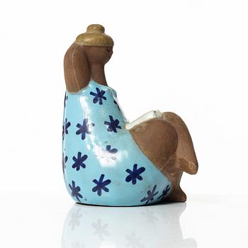 Lisa Larson, figurin, stengods, "Emma", Gustavsberg.