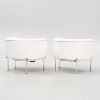 Trix & Robert Haussmann, a pair of armchairs, RH 310, De Sede, 1960s.
