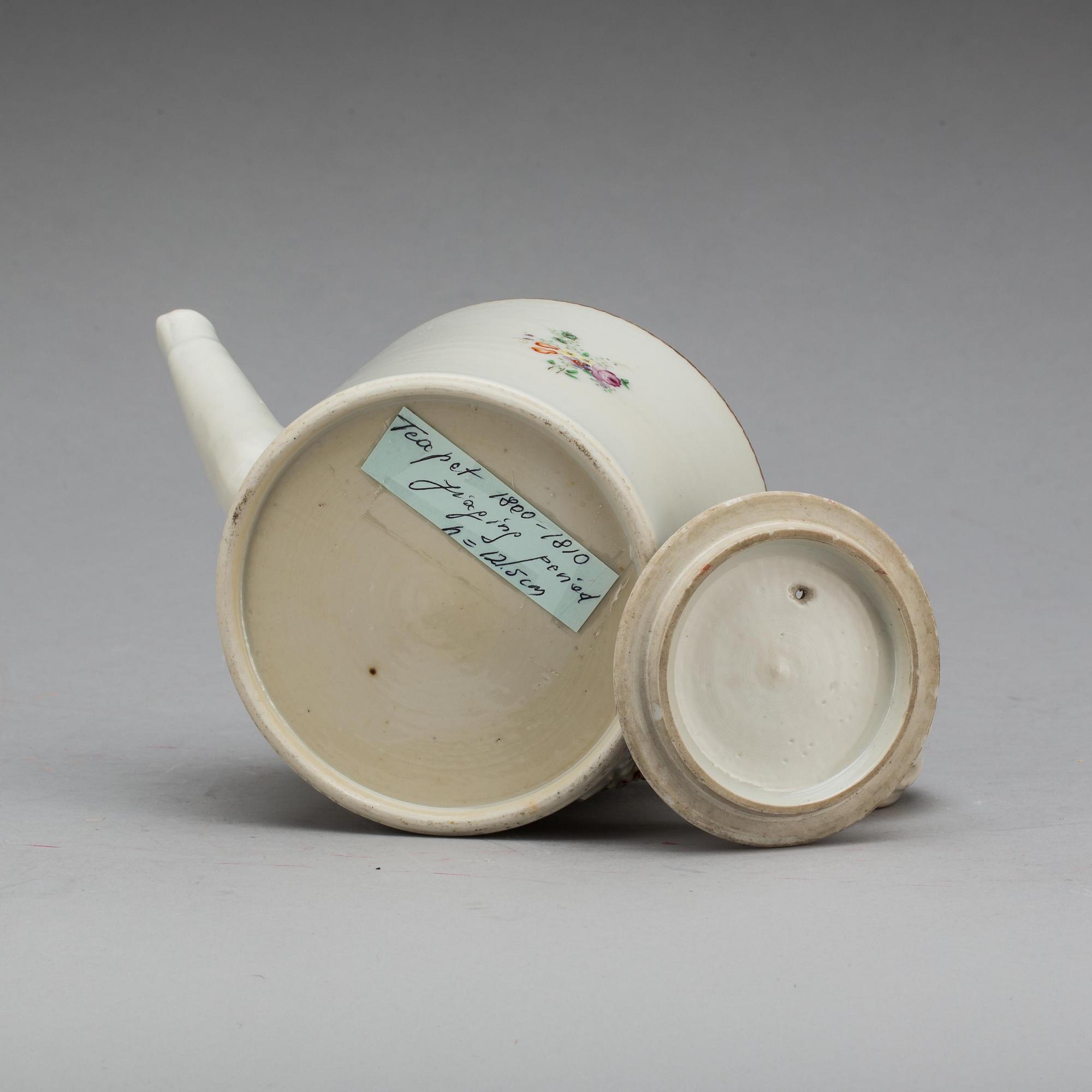 TEKANNA, porslin, Jiaqing, Kina, omkring 1800.