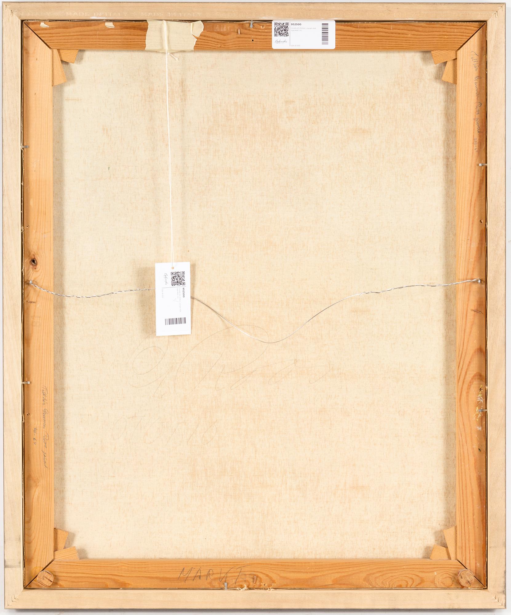 CHARLES ROKA, oil on canvas, signed.