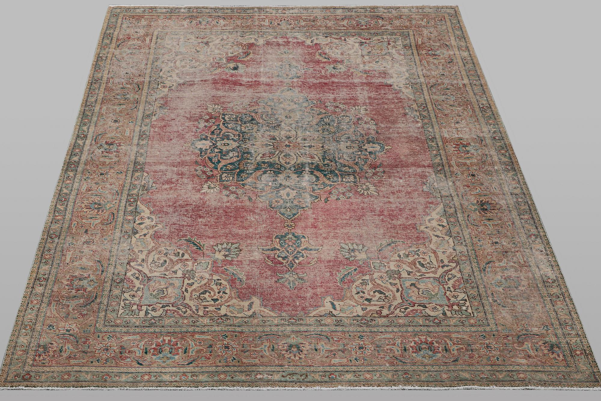 Matta, Persisk, Vintage design, ca 294 x 195 cm.