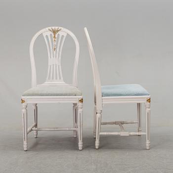 MATGRUPP, 11 delar, gustaviansk stil, 1900-talets andra hälft.