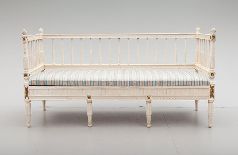 SOFFA, sengustaviansk, sekelskiftet 1800.