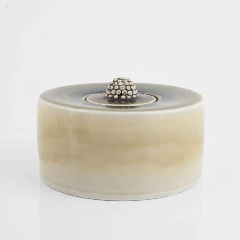 Sylvia Leuchovius, a jar with cover, Rörstrand.